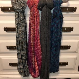 4 scarves